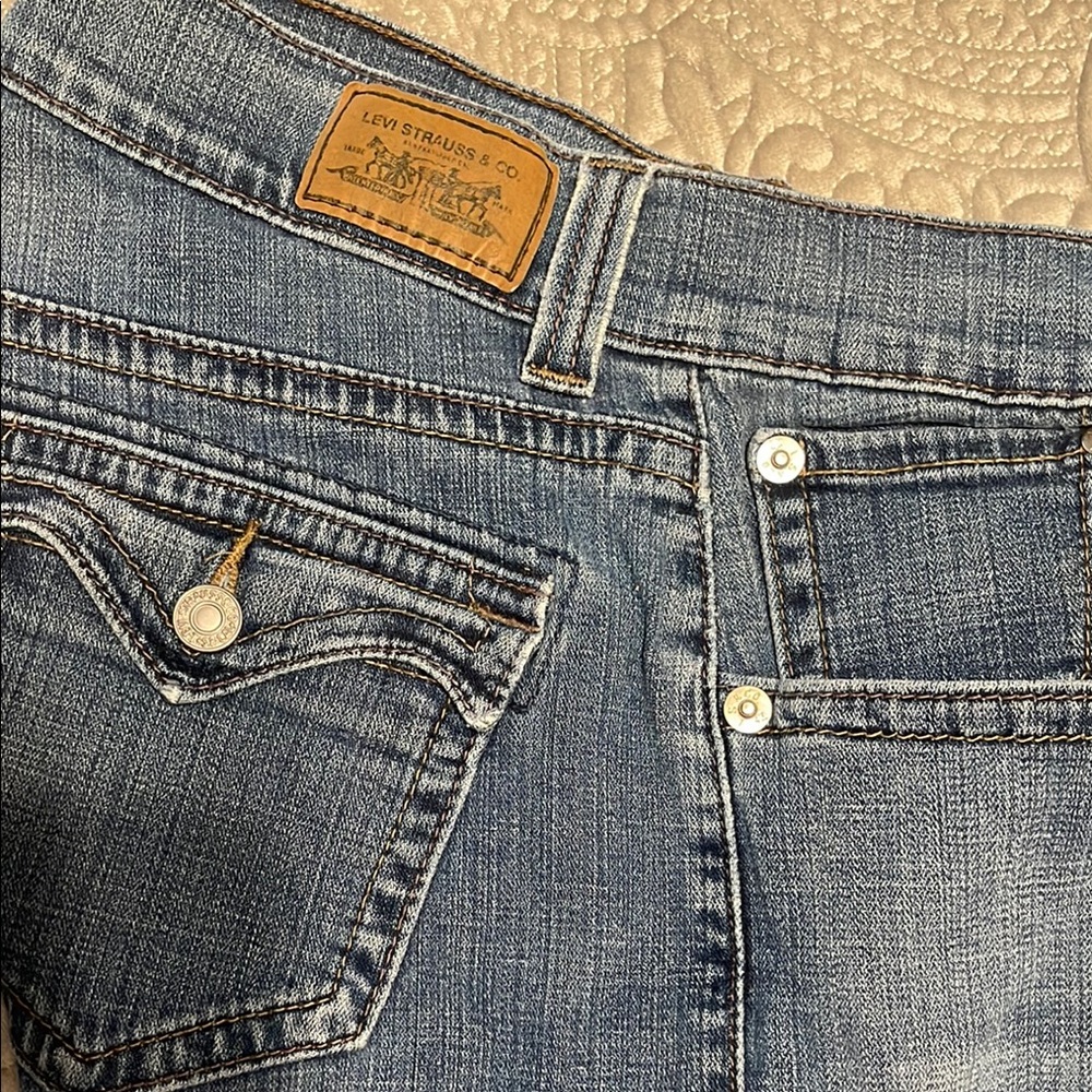 Levi's Blue Straight Leg Jeans Classic Style